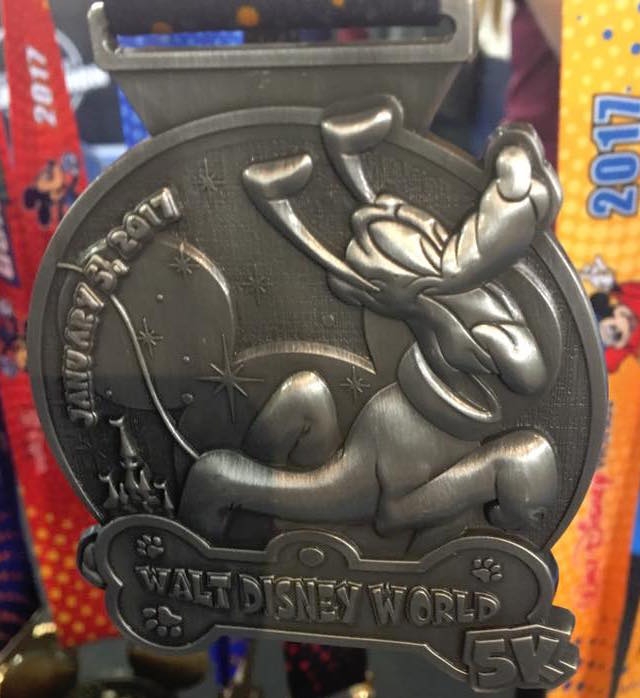2017 Run Disney Walt Disney World 5k Medal