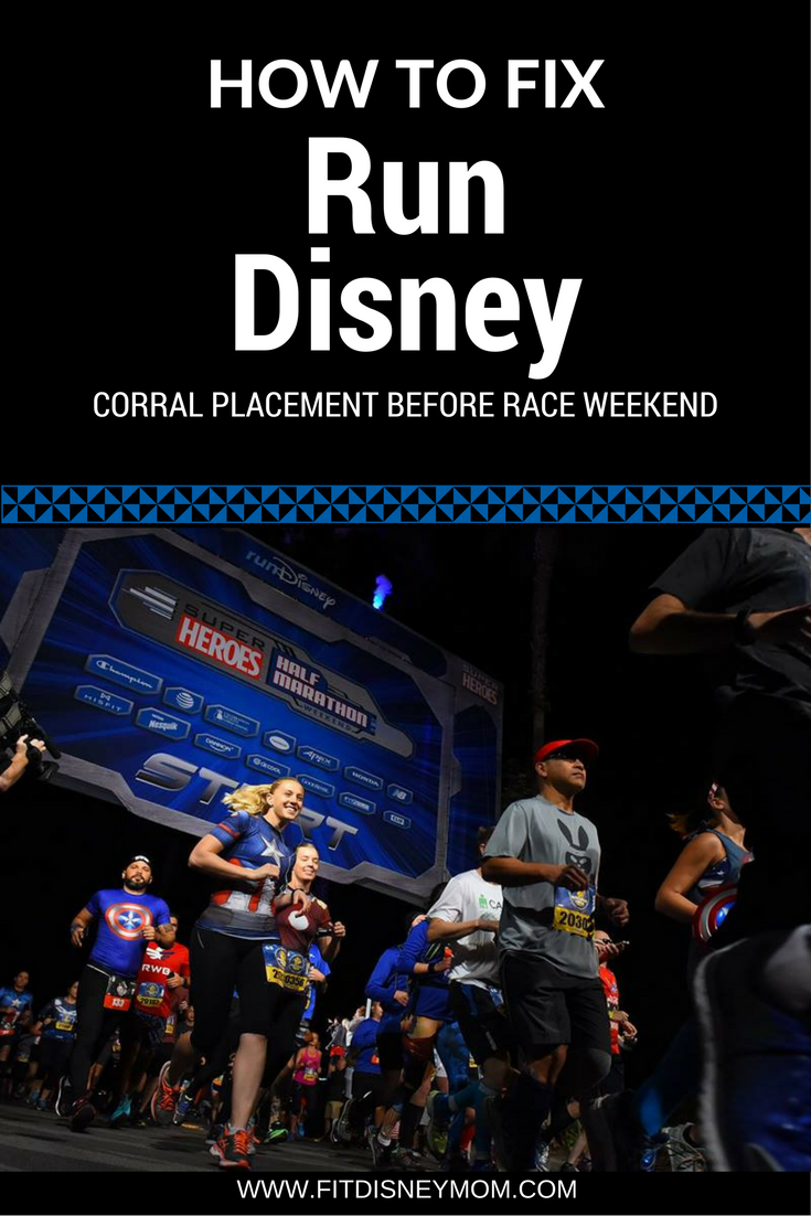 Run Disney Wrong Corral Placement, Wrong Run Disney Corral Placement