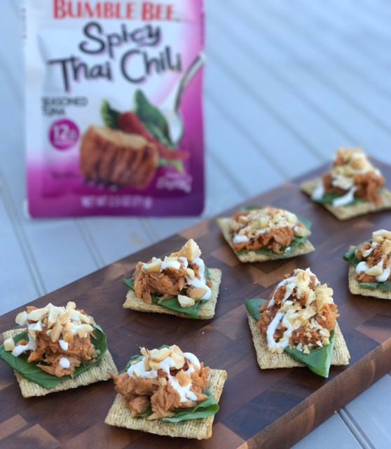 Thai Tuna Snack recipe using tuna pouches